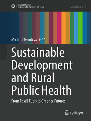 cover image of Sustainable Development and Rural Public Health